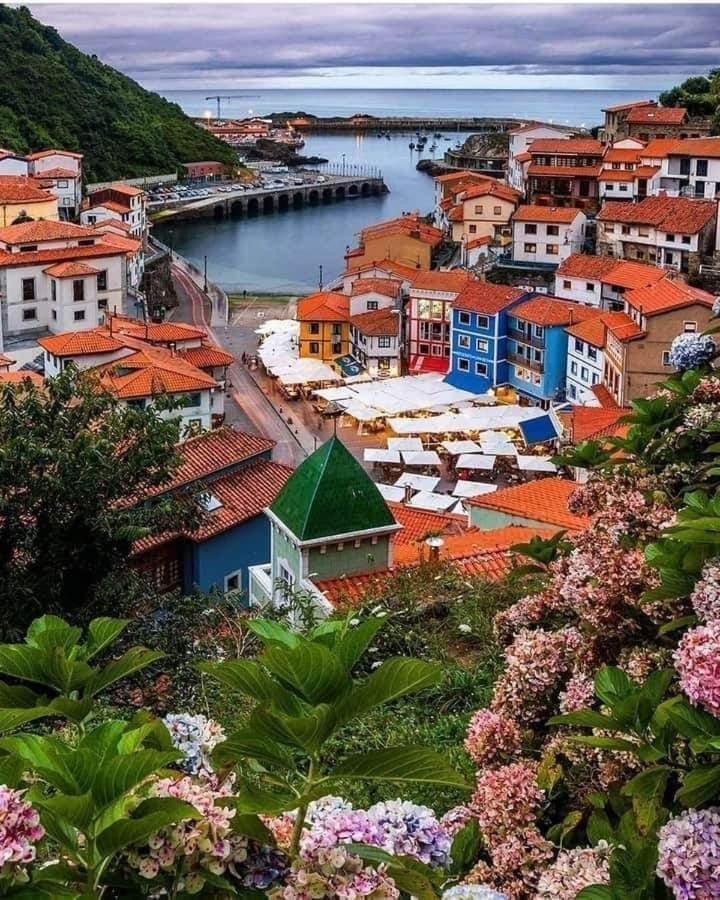 Apartamentos Urbanin I Plaza Ayuntamiento Cudillero Eksteriør billede